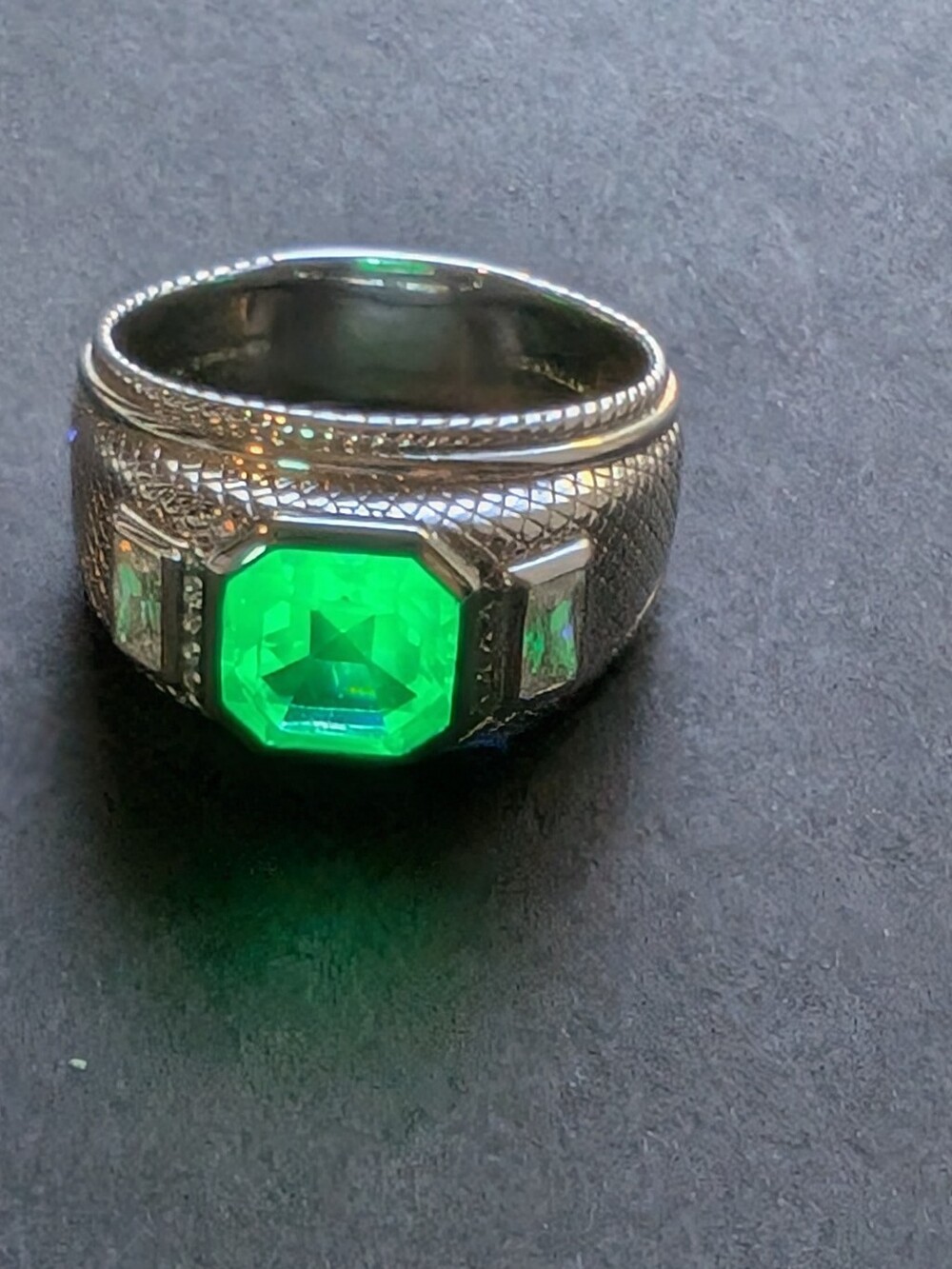 Judith Ripka Synthetic Spinel Sterling Silver Ring - Picture 6 of 6